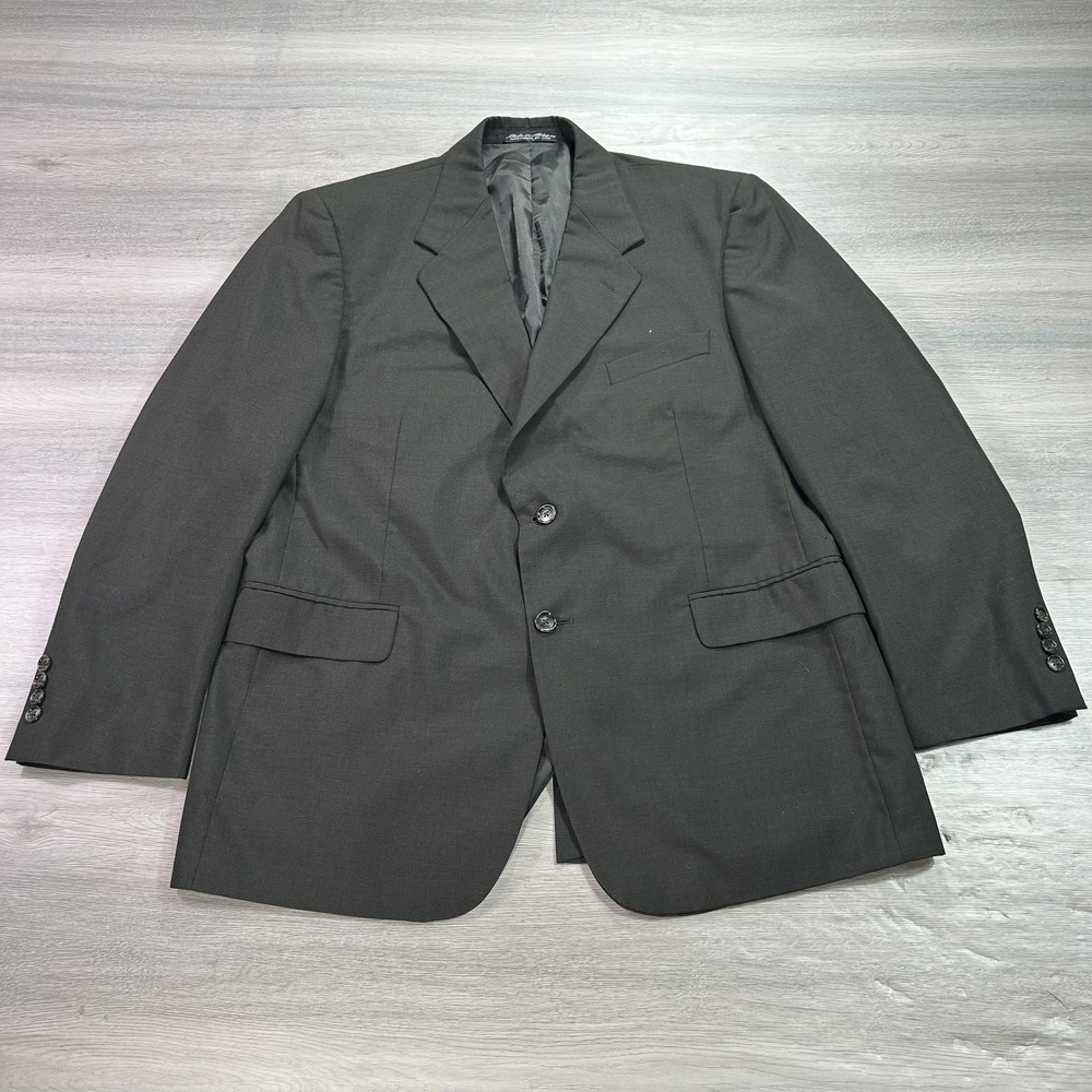 Kilburne and Finch Blazer Mens 44 Wool Blend Classic 2‎ Button Suit Jacket